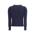 Ami Paris Blue Merino Wool Cardigan - Image 2