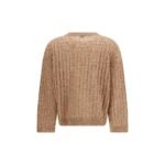 Brunello Cucinelli Brown Linen Sweatshirt - Image 2