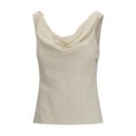 Brunello Cucinelli Beige Viscose Blouse