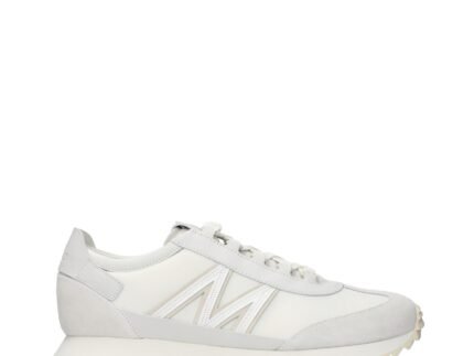Sneakers Moncler Albi din Piele
