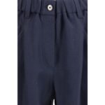 Brunello Cucinelli Blue Viscose Casual Pants - Image 3