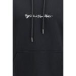 Hanorac Off-White Negru din Bumbac - imagine 3