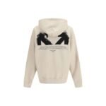 Off-White Beige Cotton Sweatshirt - Image 2