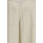 Brunello Cucinelli Beige Cotton Pants - Image 3
