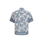 Etro Blue Cotton Pattern Shirt - Image 2