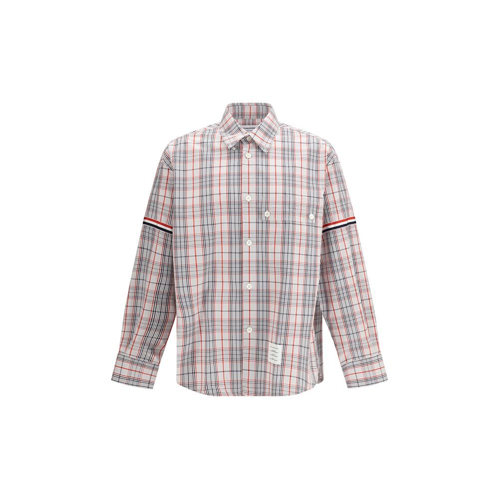 10469570.jpeg Thom Browne Multicolor Fabric Pattern Shirt - Image 1