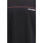 Tricou Dsquared² Negru din Bumbac - imagine 3