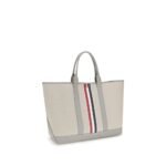 Thom Browne Gray Fabric Shoulder Bag - Image 2