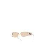 Ochelari de Soare Balenciaga Aurii din Metal - imagine 3