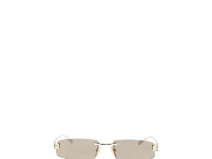 Balenciaga Gold Metal Sunglasses