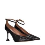 Aquazzura Brown Leather High Heel Pumps - Image 2