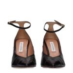 Aquazzura Brown Leather High Heel Pumps - Image 3
