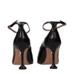 Aquazzura Brown Leather High Heel Pumps - Image 5