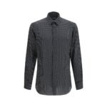 Tom Ford Black Silk Pattern Shirt