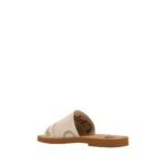 Chloé Multicolor Linen Flat Sandals - Image 3