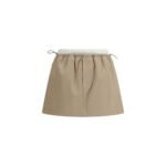 Alexander Wang Beige Cotton Mini Skirt