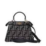 Fendi Black Fabric Handbag - Image 3