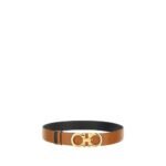 Ferragamo Brown Calf Leather Bos Taurus Belt - Image 2