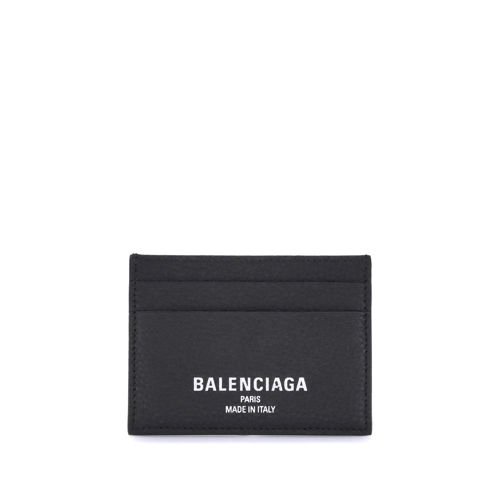 10480240.jpeg Balenciaga Black Calf Leather Bos Taurus Wallet - Image 1