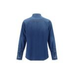 Brunello Cucinelli Blue Denim Shirt - Image 2