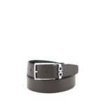 Ferragamo Black Leather Regular Belt - Image 3