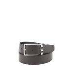 Ferragamo Black Leather Regular Belt - Image 4