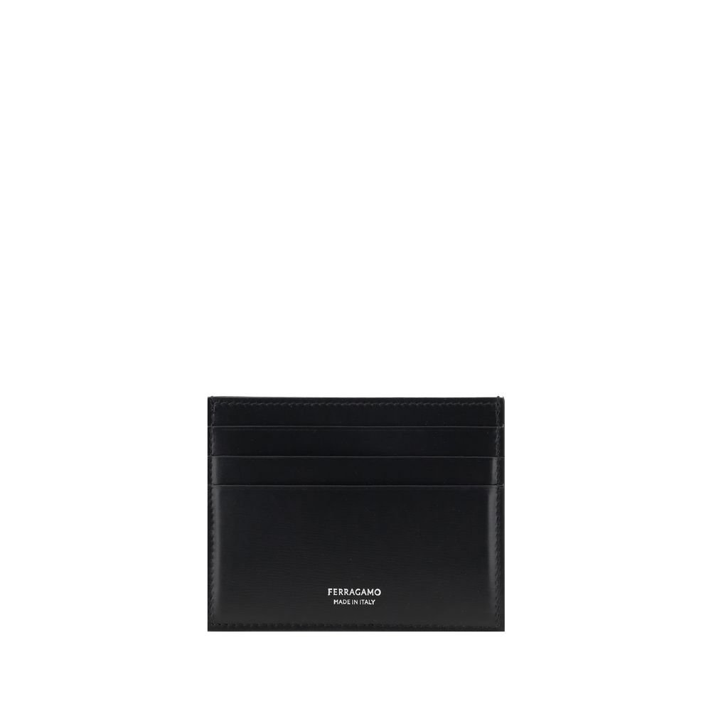 10483882.jpeg Ferragamo Black Calf Leather Bos Taurus Wallet - Image 1