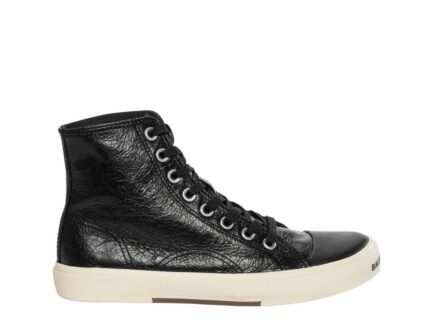 Sneakers Balenciaga Negri din Piele