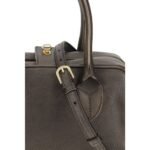 Golden Goose Brown Calf Leather Bos Taurus Shoulder Bag - Image 4