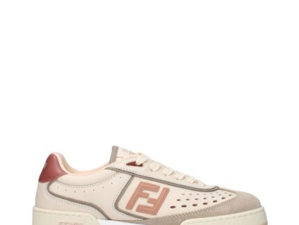 Sneakers Fendi Bej din Piele
