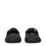 Prada Black Leather Ballet Flats - Image 3