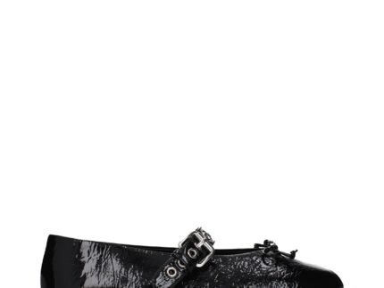 Miu Miu Black Leather Ballet Flats