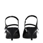 Celine Black Leather Sandals - Image 5