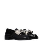Prada Black Leather Slip-On Loafers - Image 2