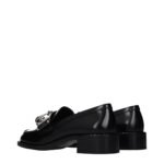 Prada Black Leather Slip-On Loafers - Image 4