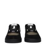 Versace Green Fabric Low Top Sneakers - Image 3