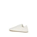 Prada Beige Lamb Ovis Aries Aries Low Top Sneakers - Image 3