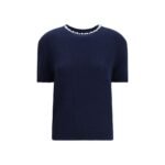 Prada Blue Fleece Wool Sweatshirt