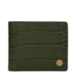 Versace Green Leather Wallet