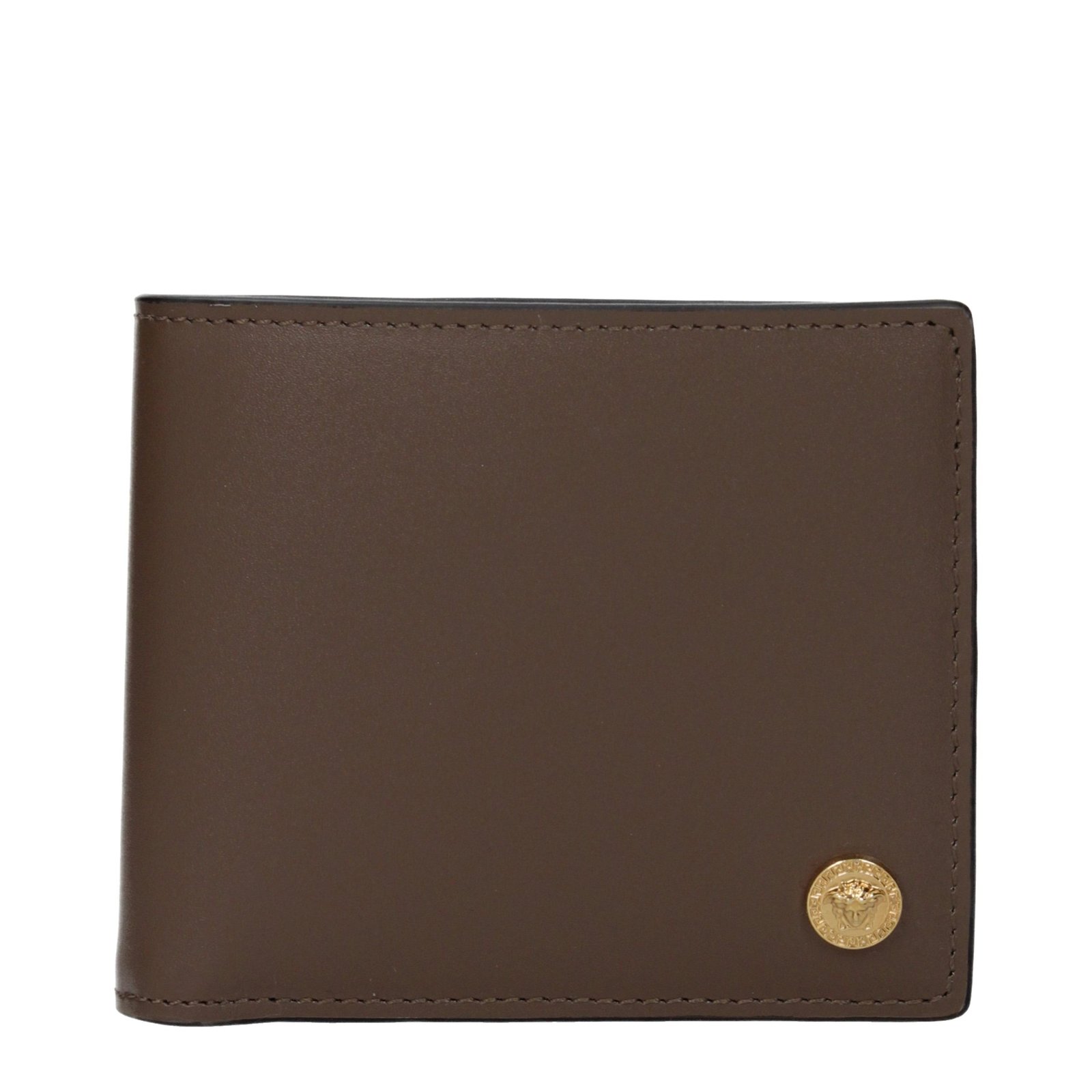 10493085-1.jpeg Versace Brown Leather Wallet - Image 1