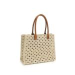 Versace Beige Cotton Handbag - Image 3