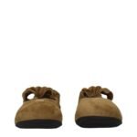 Miu Miu Green Leather Ballet Flats - Image 3