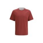 Brunello Cucinelli Bordeaux Cotton T-Shirt