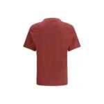 Brunello Cucinelli Bordeaux Cotton T-Shirt - Image 2