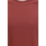 Brunello Cucinelli Bordeaux Cotton T-Shirt - Image 3