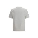 Brunello Cucinelli Gray Cotton T-Shirt - Image 2