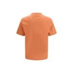 Brunello Cucinelli Orange Cotton T-Shirt - Image 2