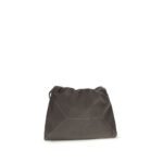 Brunello Cucinelli Brown Calf Leather Bos Taurus Shoulder Bag - Image 3