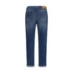 Brunello Cucinelli Blue Cotton Straight-Leg Jeans - Image 2