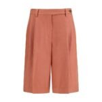 Brunello Cucinelli Multicolor Viscose Bermuda Shorts